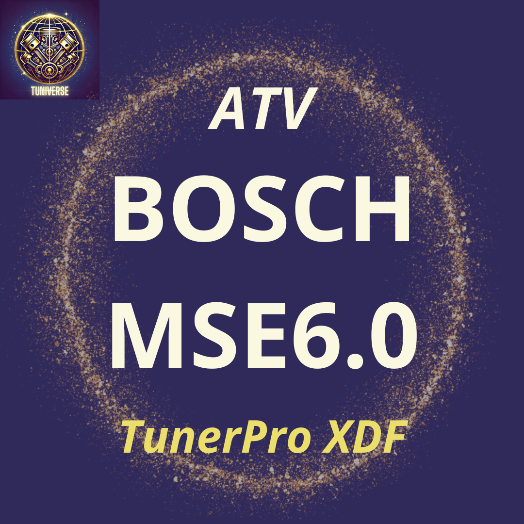 ATV Bosch MSE6.0 TunerPro XDF