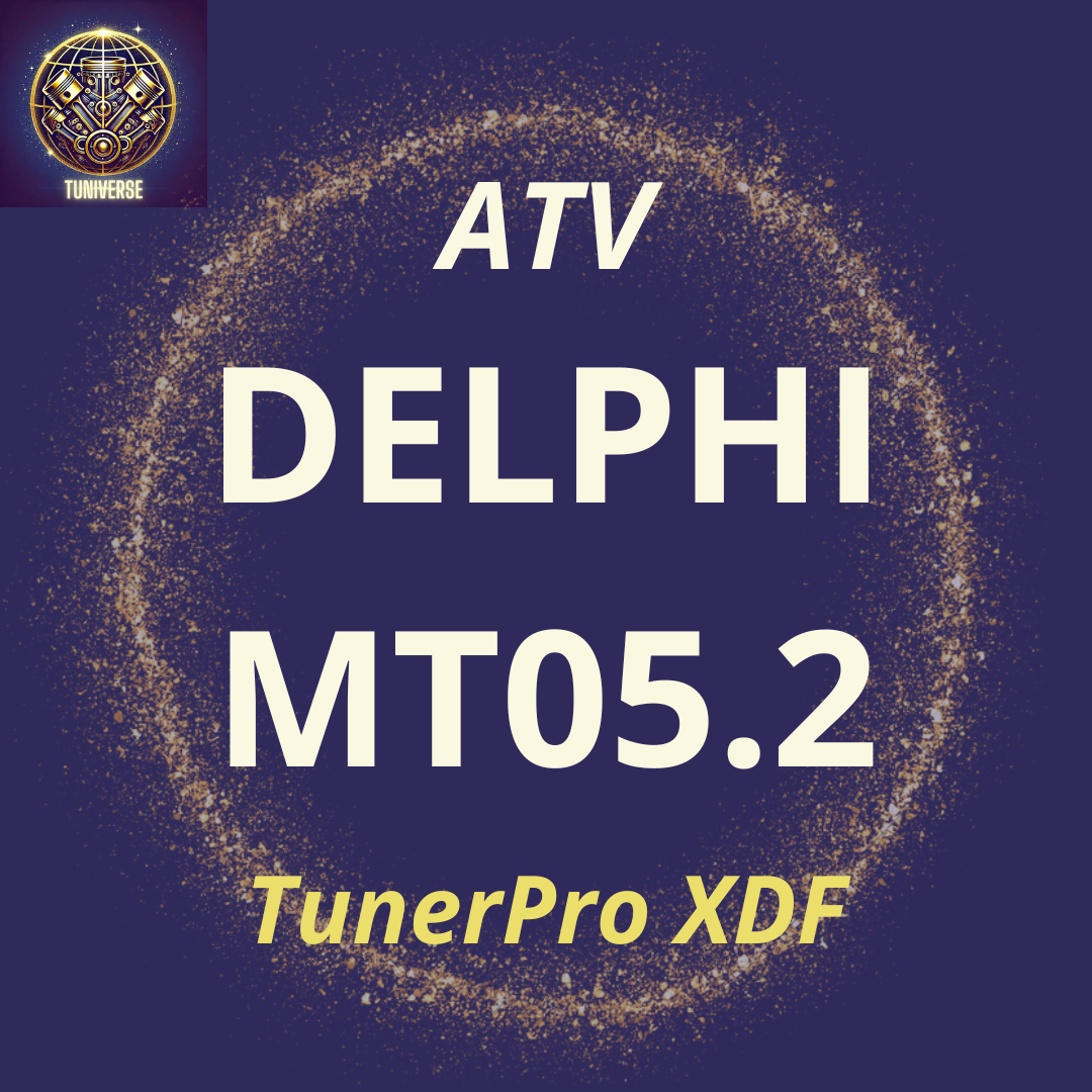 TunerPro XDF for ATV with Delphi MT05.2 ecu