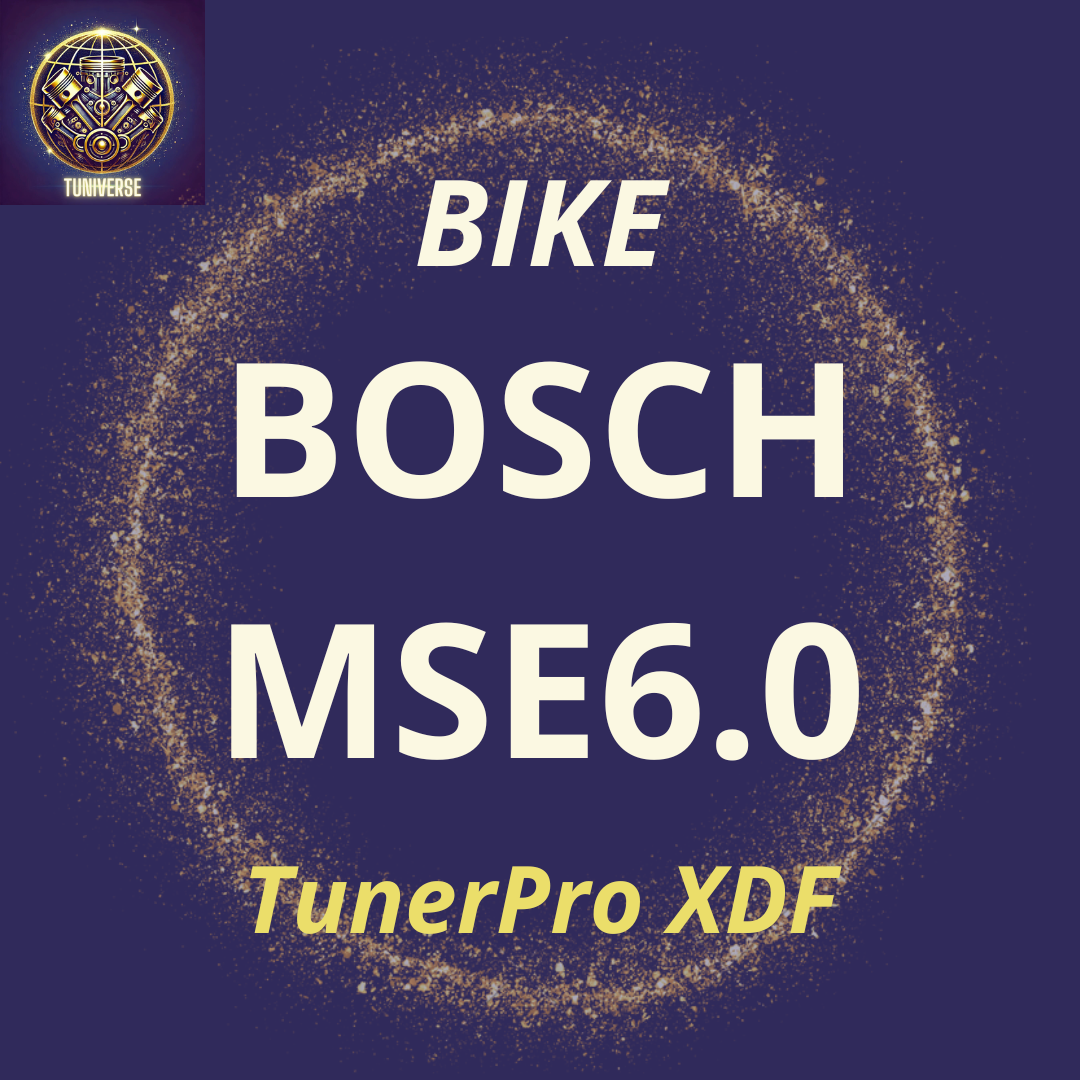 BIKE Bosch MSE6.0 TunerPro XDF – Tuniverse Academy