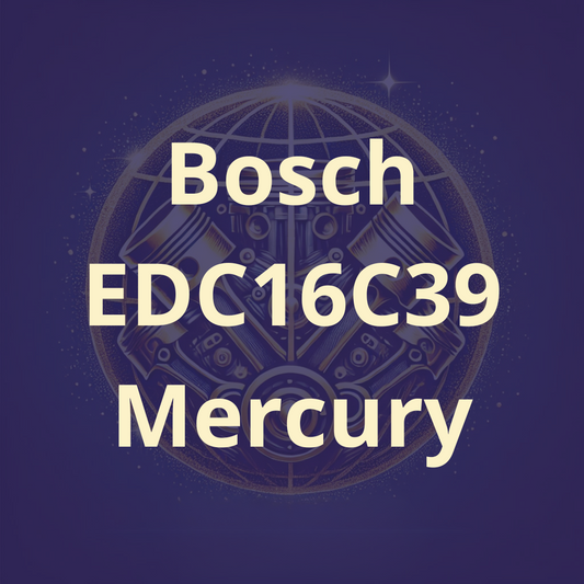 Bosch EDC16C39 Mercury tunerpro
