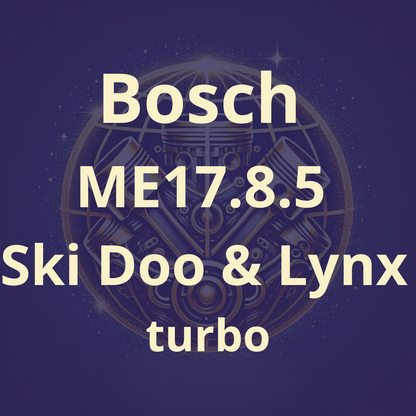 Bosch ME17.8.5 Ski Doo and Lynx tunerpro xdf