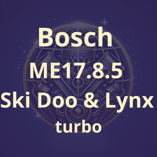 Bosch ME17.8.5 Ski Doo and Lynx tunerpro xdf