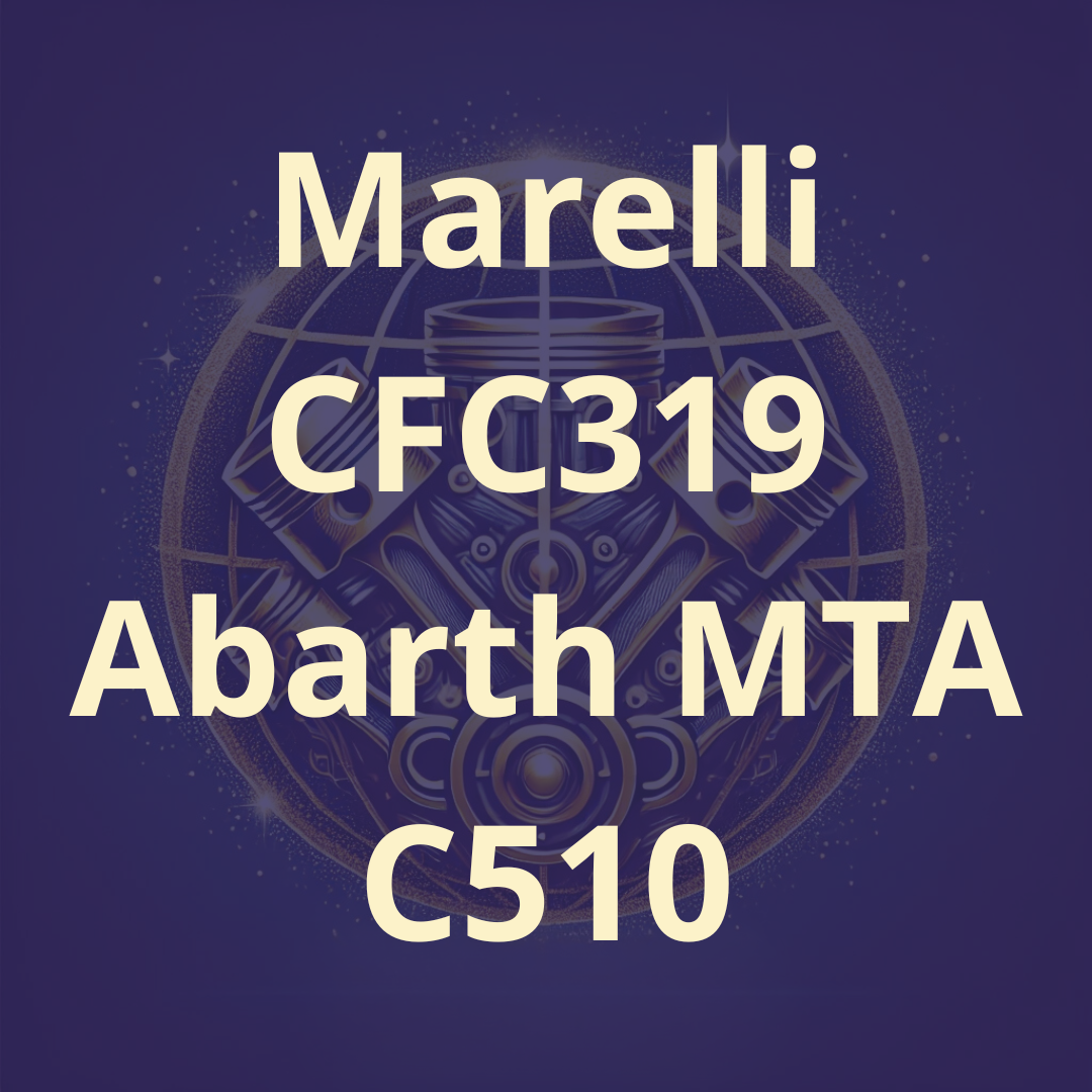 Marelli CFC319 Abarth MTA C510 xdf tuning