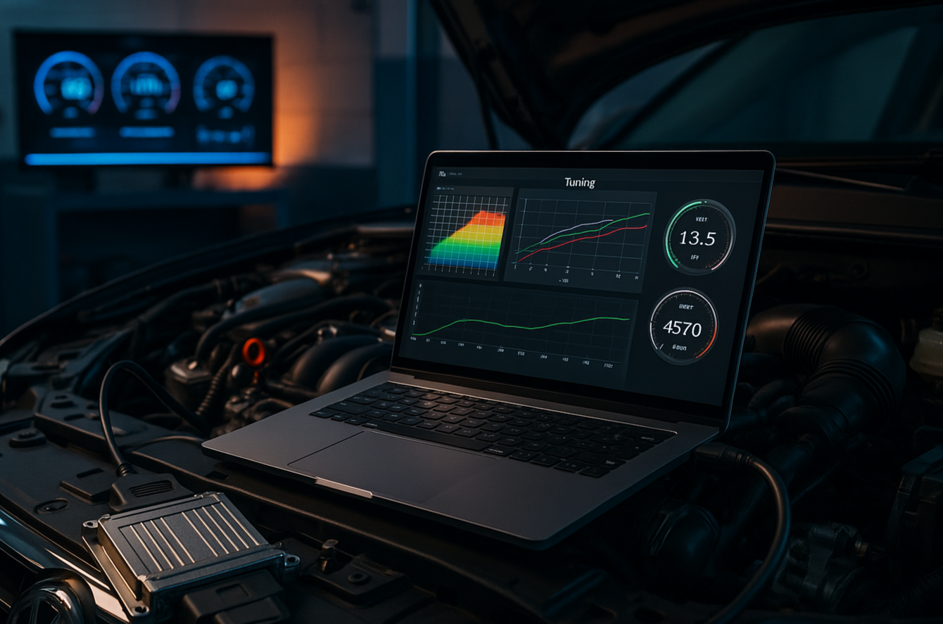 Tools to read and write engine control unit